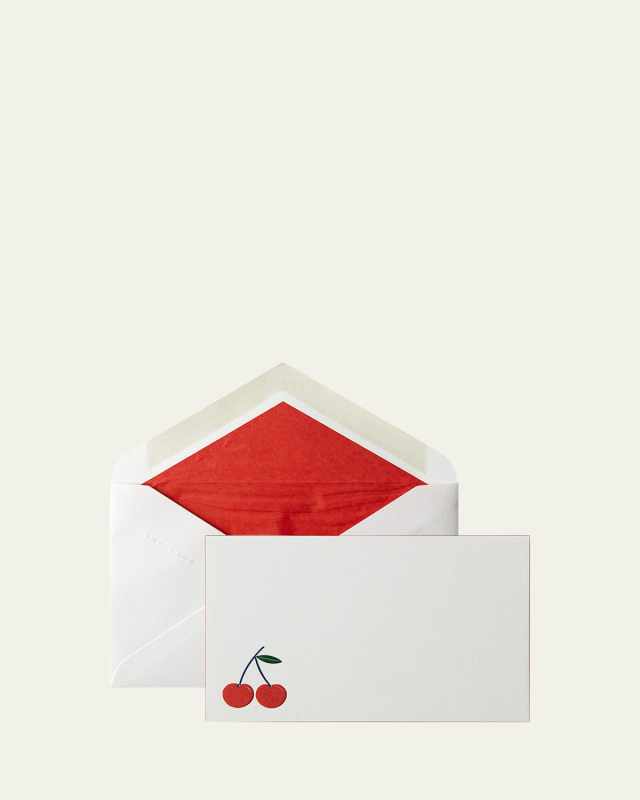 Charm Cherry Notecards, Set of 10